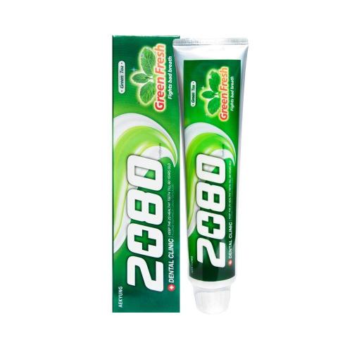 Зубная паста с зелёным чаем Dental Clinic 2080 Green Fresh Toothpaste
